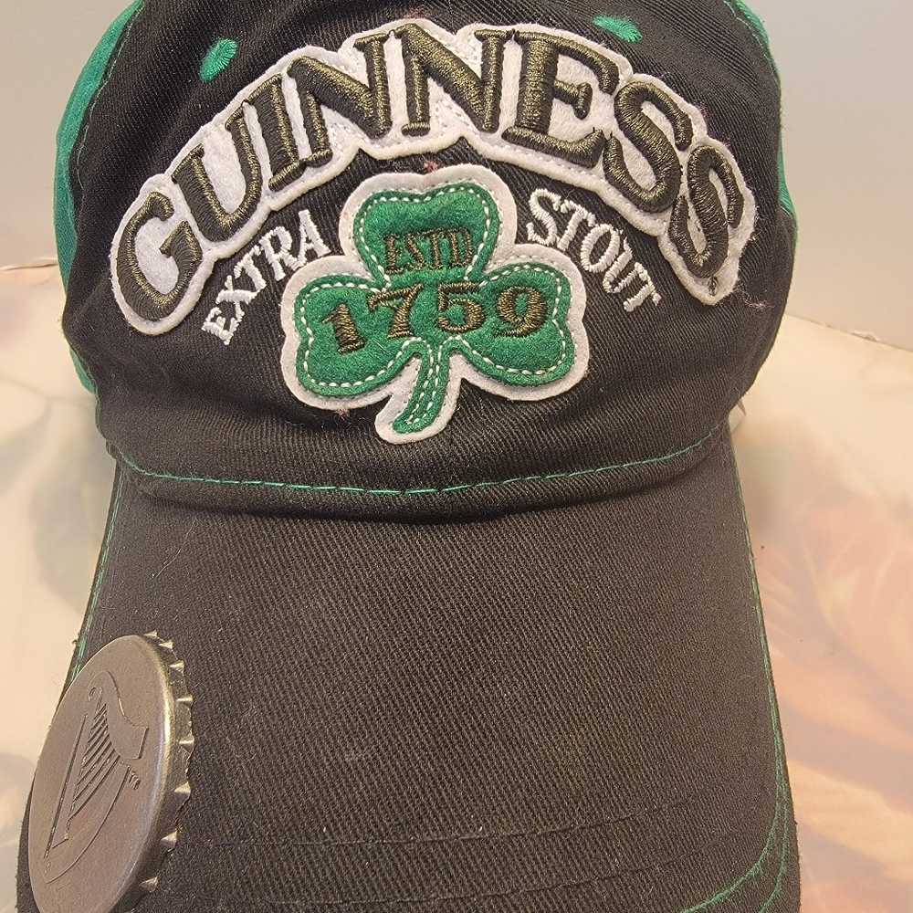 Guinness Stout Adjustable Hat with Bottle Opener
